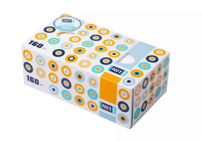 Салфетки бумаж. универс. двухслойные Bella 160 шт в коробке