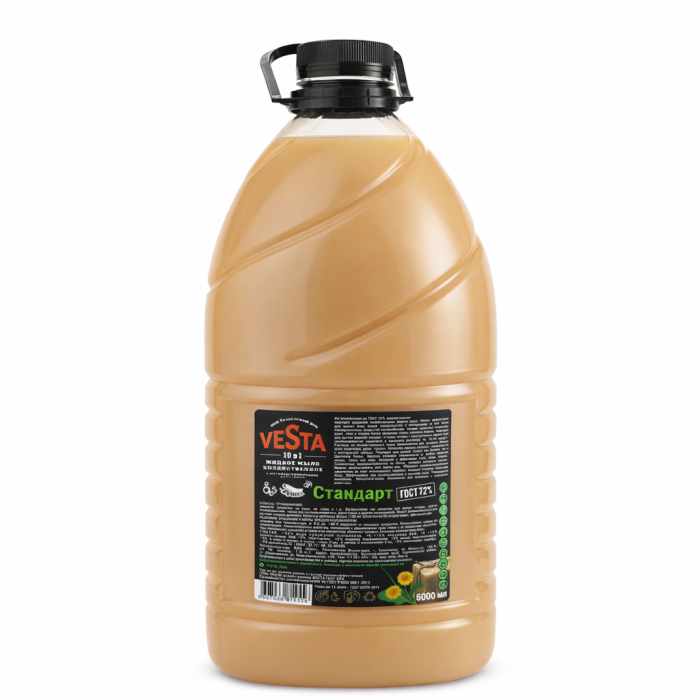 Хоз. мыло VESTA Стандарт 72% 5000 мл
