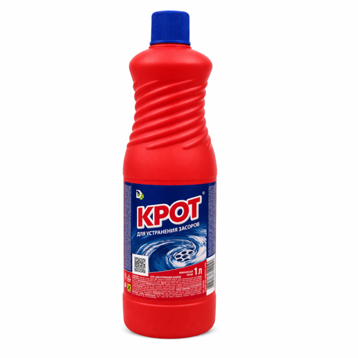 Крот для устранения засоров 1000 мл.