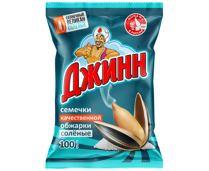 Семечки Джинн соленые 100 г