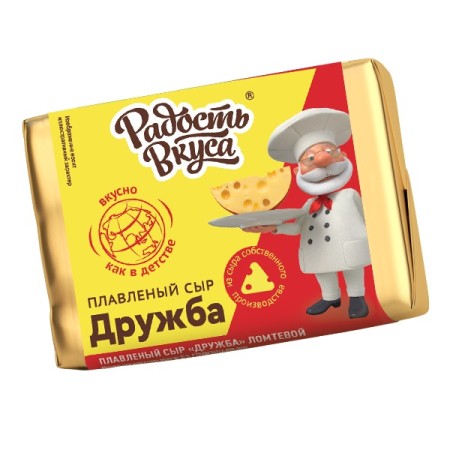Радость вкуса Плавленный сыр в фольше Дружба 90 г