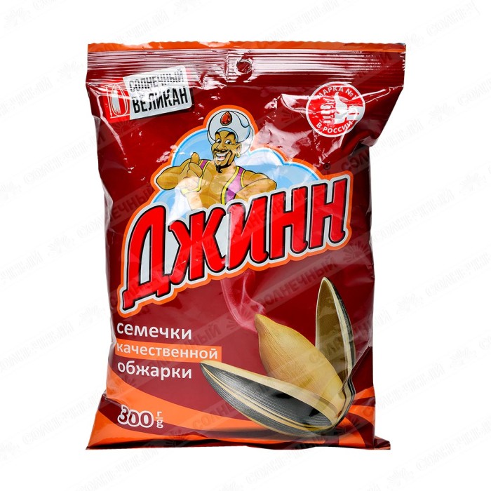 Семечки Джинн полосатые 300 г