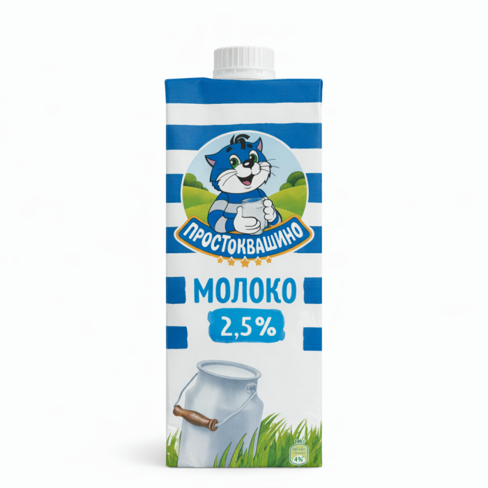 Молоко Простоквашино 2,5% 950 мл