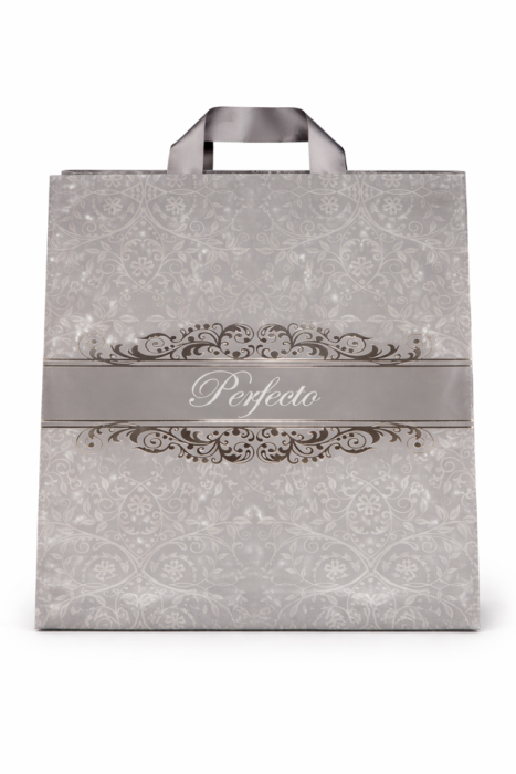 Пакет подарочный перфекто серый 1 шт
