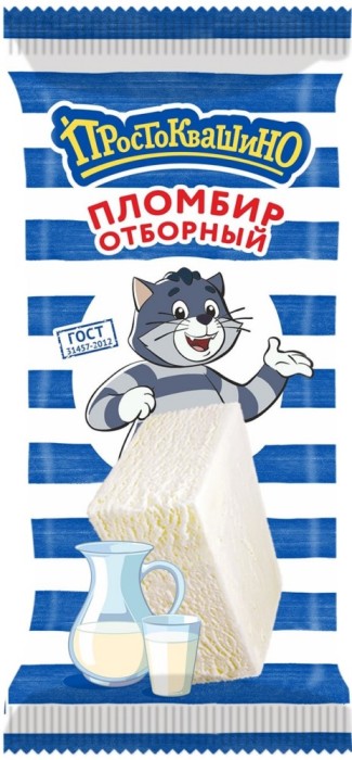 Мороженое Простоквашино пломбир отборный 70 г