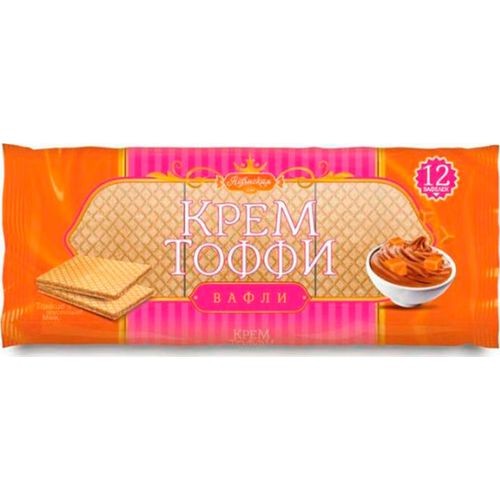 Вафли Со вкусом Тоффи с декором
