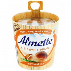 Сыр творожный Almette 150 г. С белыми грибами