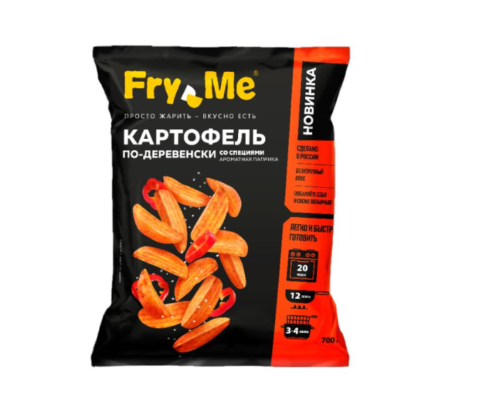 Картофель по деревенски со специями Fry Me 2,5 кг