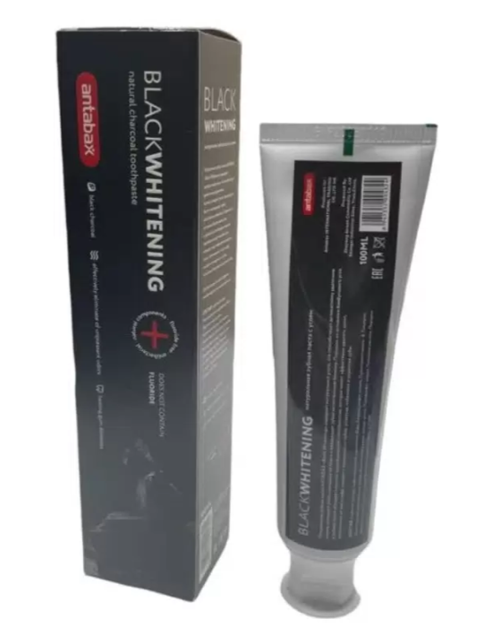 Antabax Зубная паста Чёрный уголь 100 мл.