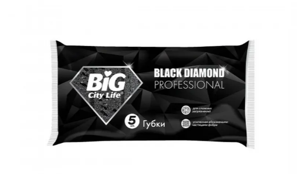 BIC Губки кухонные Black Diamond 5 шт