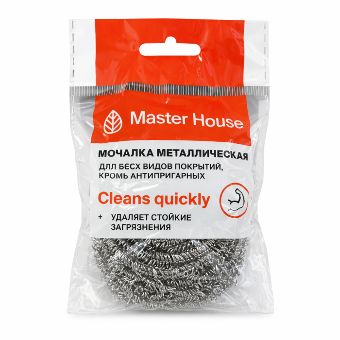 Мочалка металлическая Мастер Хаус 1 шт