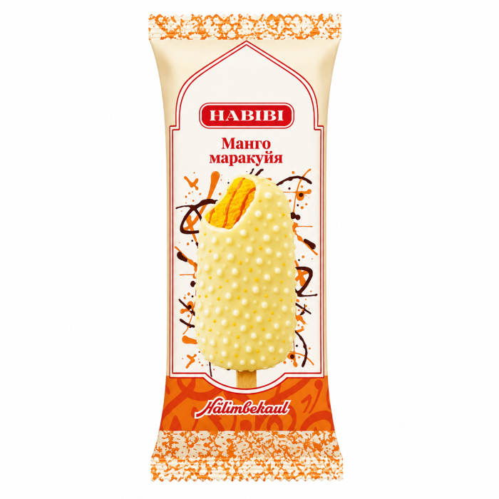 Мороженое пломбир Habibi манго маракуйя 80 г