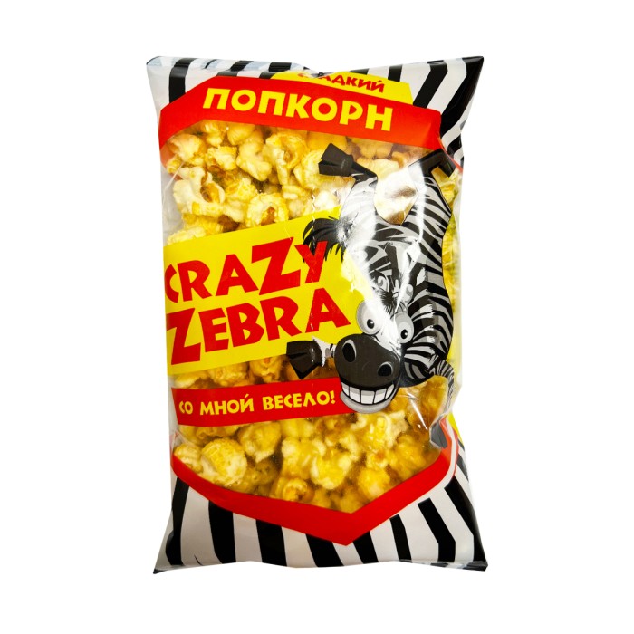 Попкорн Крейзи Зебра 80 г.