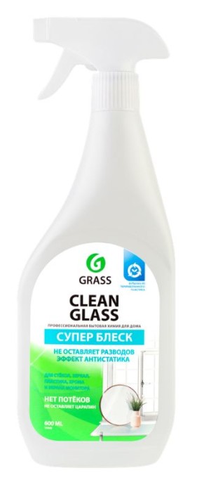 Средство для стекол и зеркал Clean Glass супер блеск 600 мл