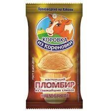 Мороженое пломбир крем брюле в ваф. стакане Кизк  100 г