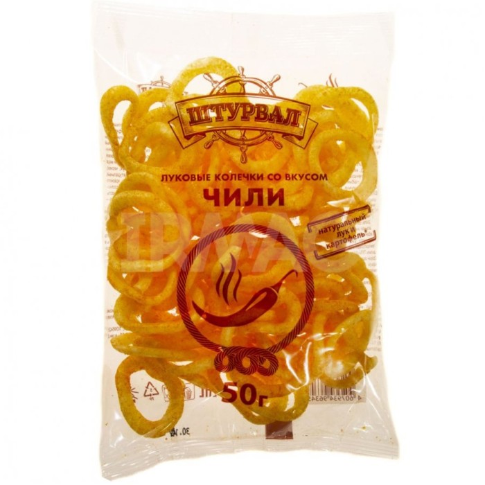Луковые колечски со вкусом чили Штурвал 50 г