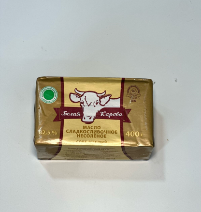 Масло Белая корова 82,5% 400 г.