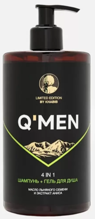 Шампунь мужской QMEN 4 в 1 640мл