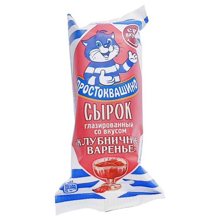 Сырок Простоквашино Клубничное 40 г