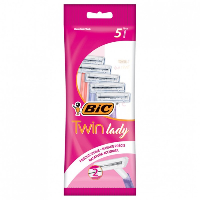 Бритва Bic twin lady набор 5 шт