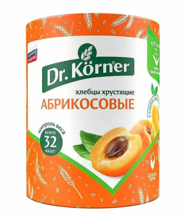 Хлебцы Dr.Korner Абрикосовые 90 г