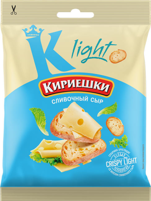 Кириешки Light сливочный сыр 33 г