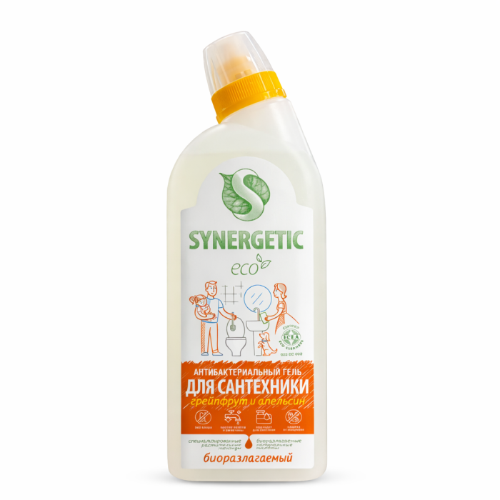 Synergetic гель для сантехники Грейпфрукт и апельсин 700 мл