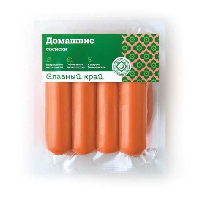 Сосиски Домашние Славный край 370 г