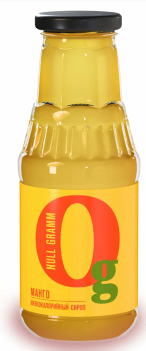Сироп низкокалорийный с пребиотиком Манго Nul Gramm 330 г