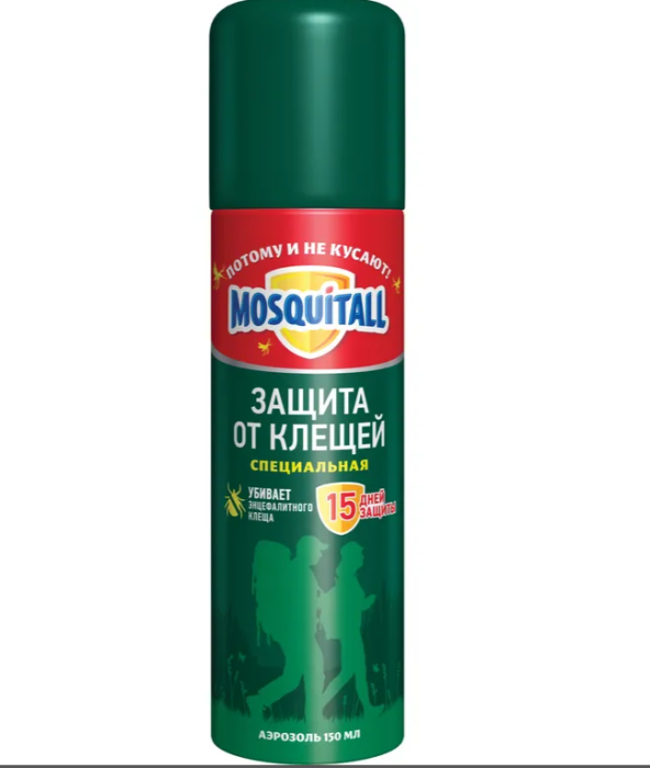 Mosquitall  Аэрозоль от клещей 150 мл