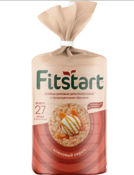 Хлебцы Fitstart Кленовый сироп 100 г.