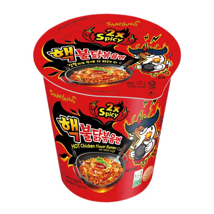 Лапша Samyang очень острая вкус курица 70 г