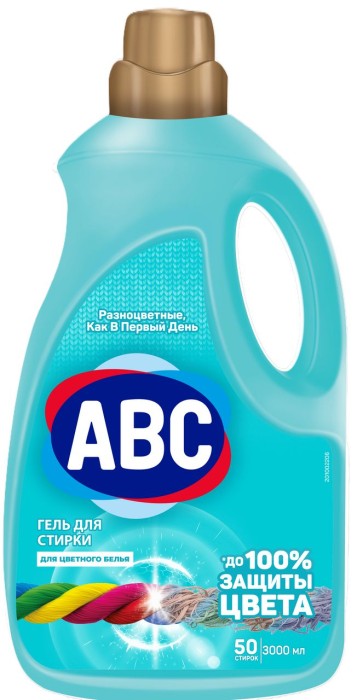 Порошок жидкий ABC для цветного 3 л