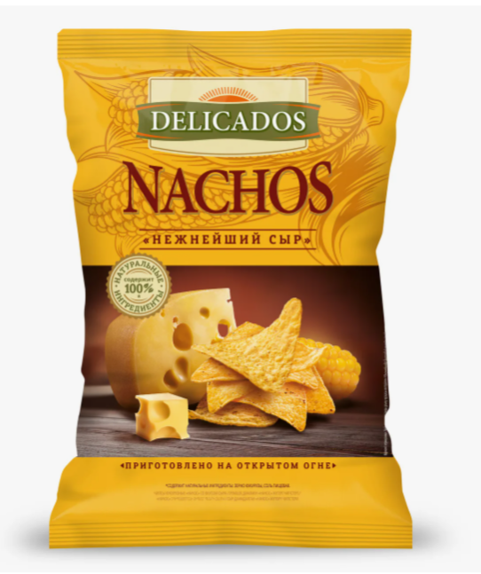 Чипсы Delicados вкусом сыра 150 гр.