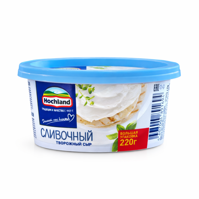 Hochland Сыр творожный Сливочный 220 г