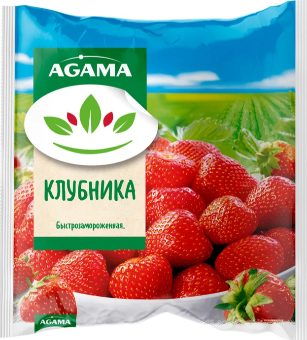 Клубника быстрозамороженная Agama 300 г