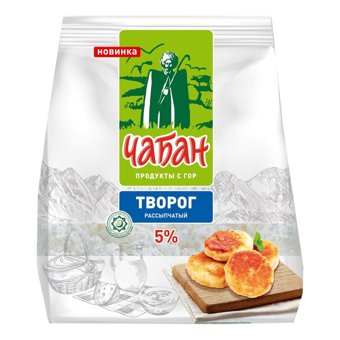 Творог рассыпчатый Чабан 5 % 350 г