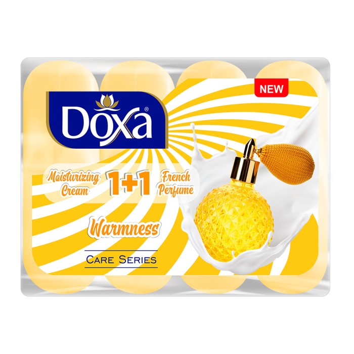 Doxa Мыло экопак с увлажняющим кремом Тепло 4*80