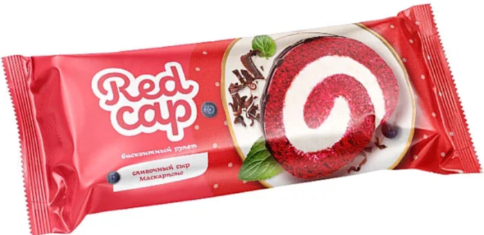 Рулет бисквитный Маскарпоне RedCap 200 г.