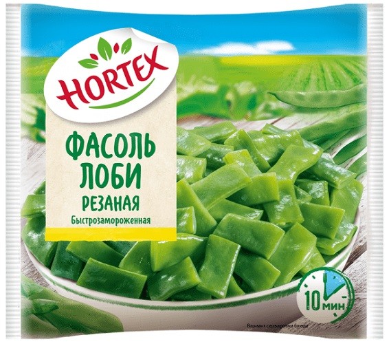 Фасоль Лоби резаная Хортекс 400 г.