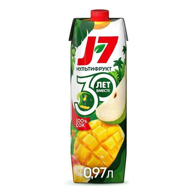 Сок J7 Мультифрукт 0,97 л.