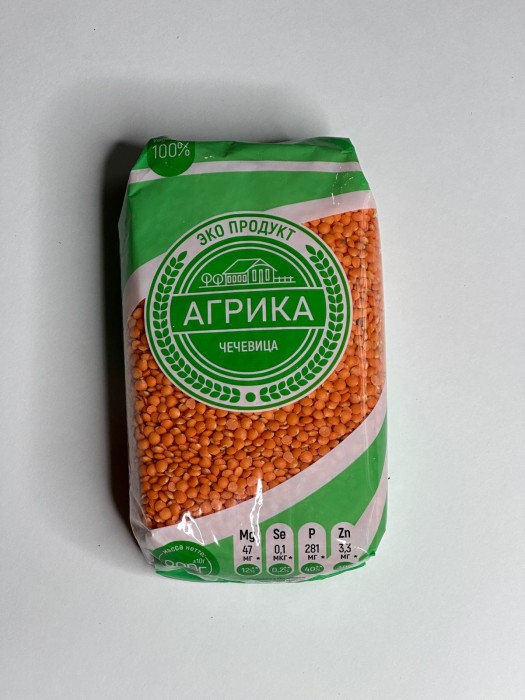 Чечевица красная Агрика 800 г