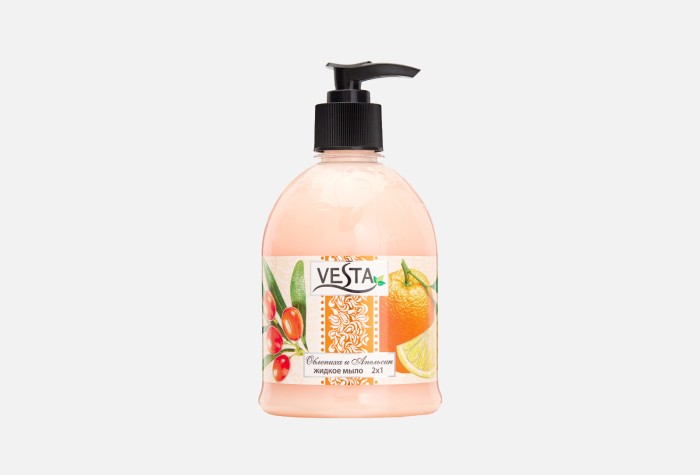 Жидкое крем-мыло Vesta Облепиха и апельсин 500 мл