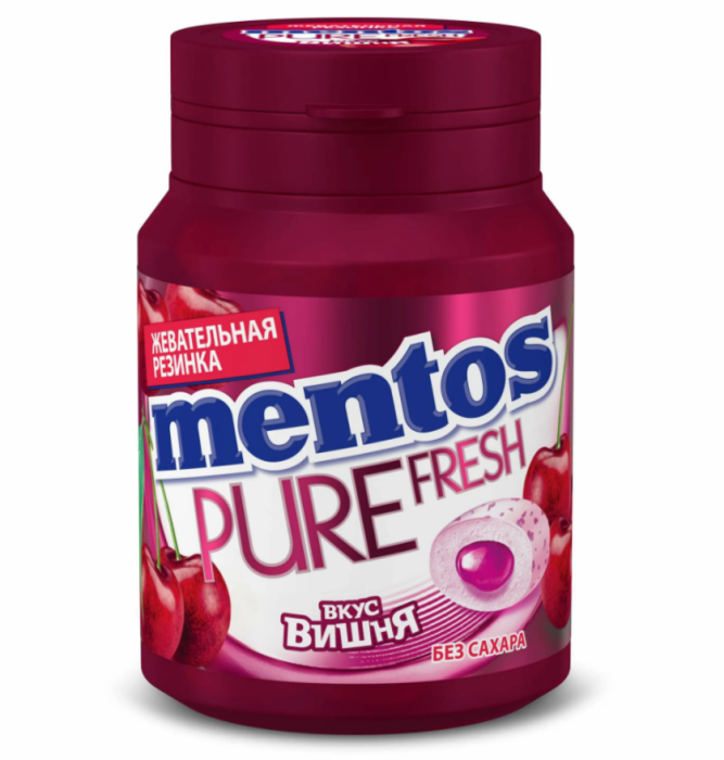 Жевательная резинка Mentos Вишня 54 г.
