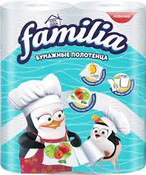 Бум.полотен. Familia 2-слойные 2шт