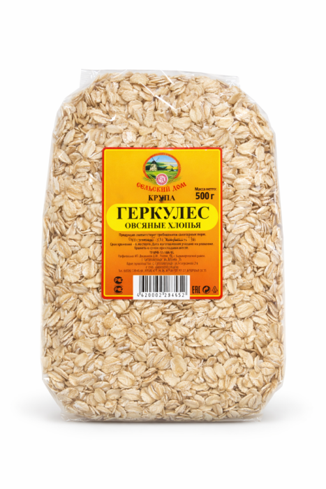 Геркулес овсяные хлопья 500 г.