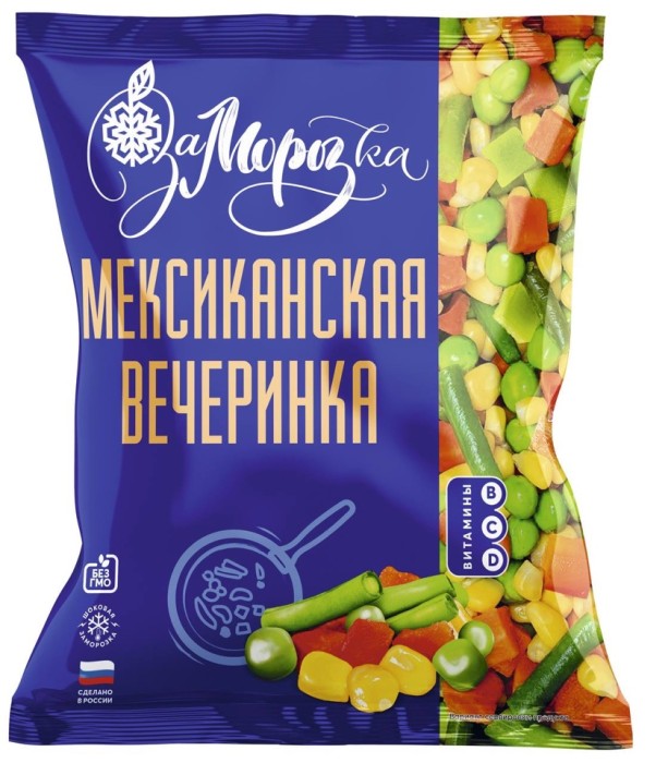 Мексиканская вечеринка Заморозка 400 г.