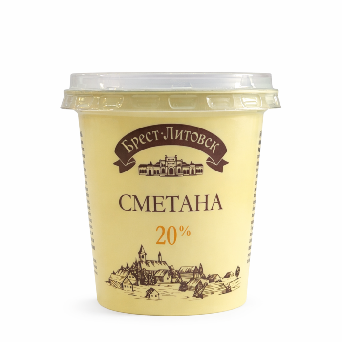 Сметана Брест Литовское 20% 300 г