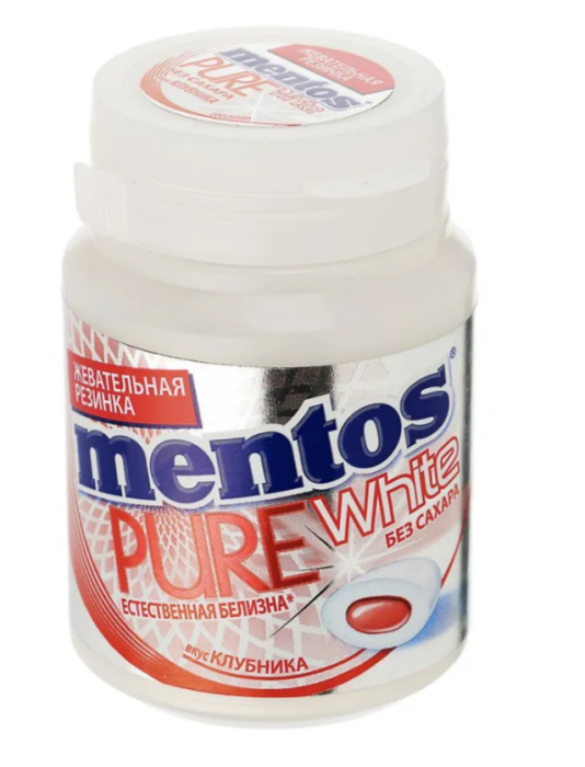 Жевательная резинка Mentos Клубника 54 г.