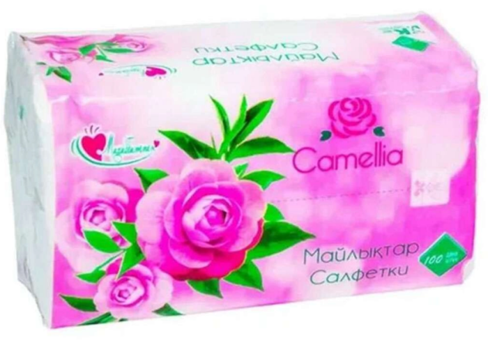 Салфетки бумаж Камелия 100 шт,
